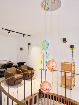 Ansicht Friseursalon