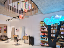 Ansicht Friseursalon